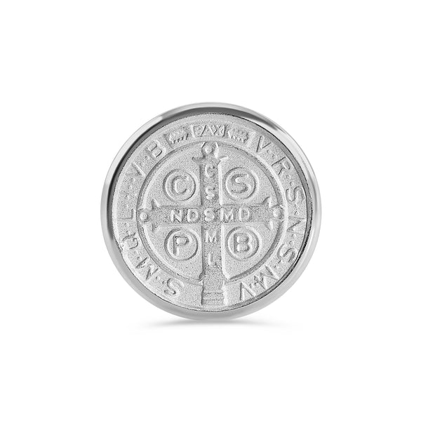 High Polished 925 Sterling Silver Saint Benedict Medal Prayer 13 Wedding Coins