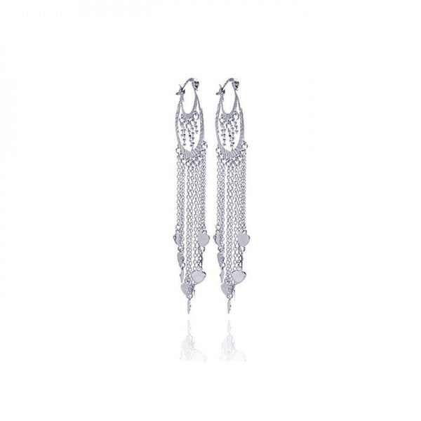 Silver 925 CZ Earrings Dangling Earrings